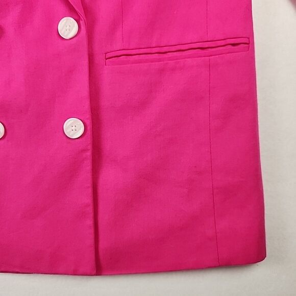 NWT Tommy Hilfiger Adaptive Women Magnetic Closure Double Breasted Blazer Size 4 - Picture 5 of 13